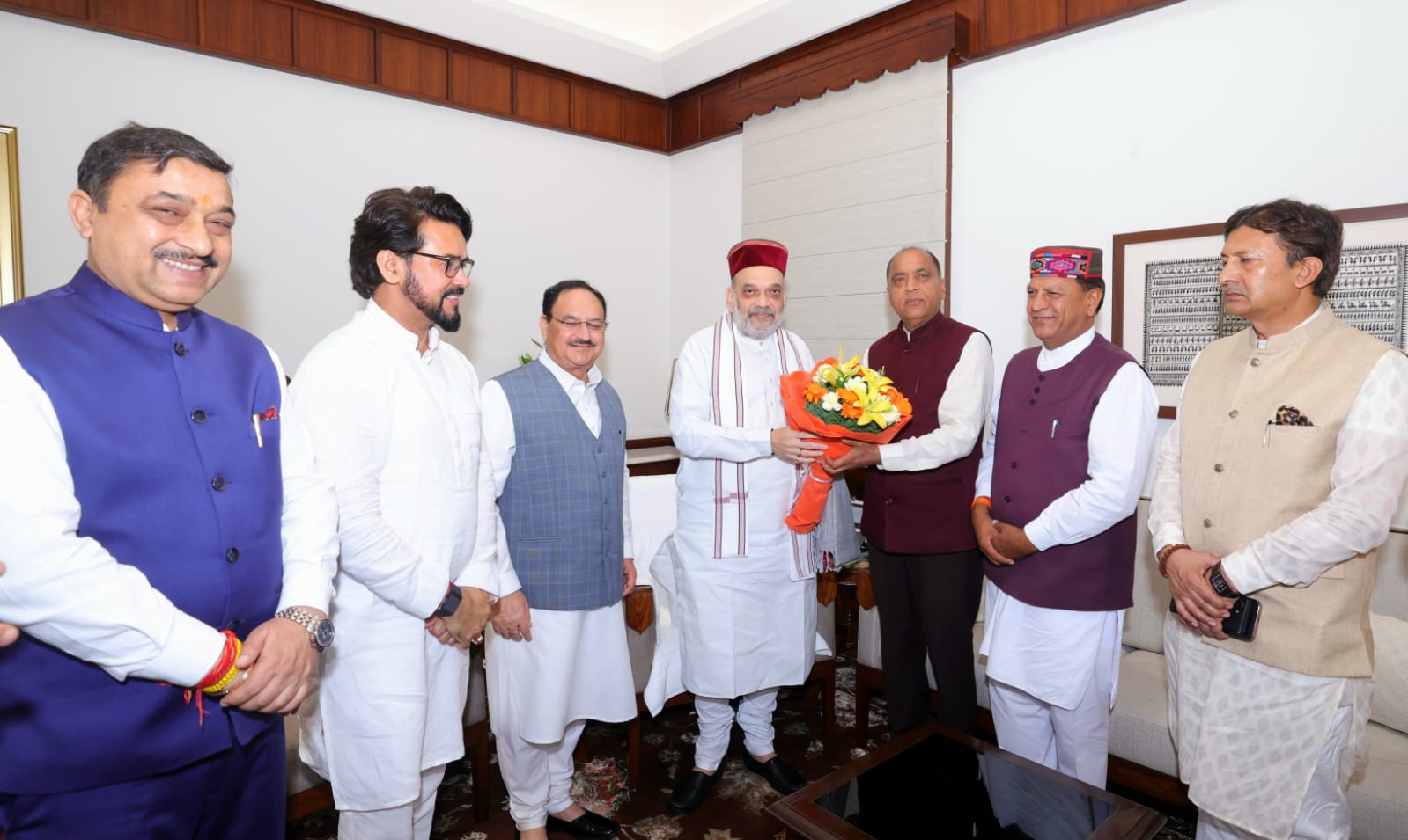 शाह ने एक आग्रह पर बीस दिन के अंदर ही आपदा से हुए नुकसान के आंकलन के लिए अंतर मंत्रालयी केंद्रीय टीम भेजी : नड्डा