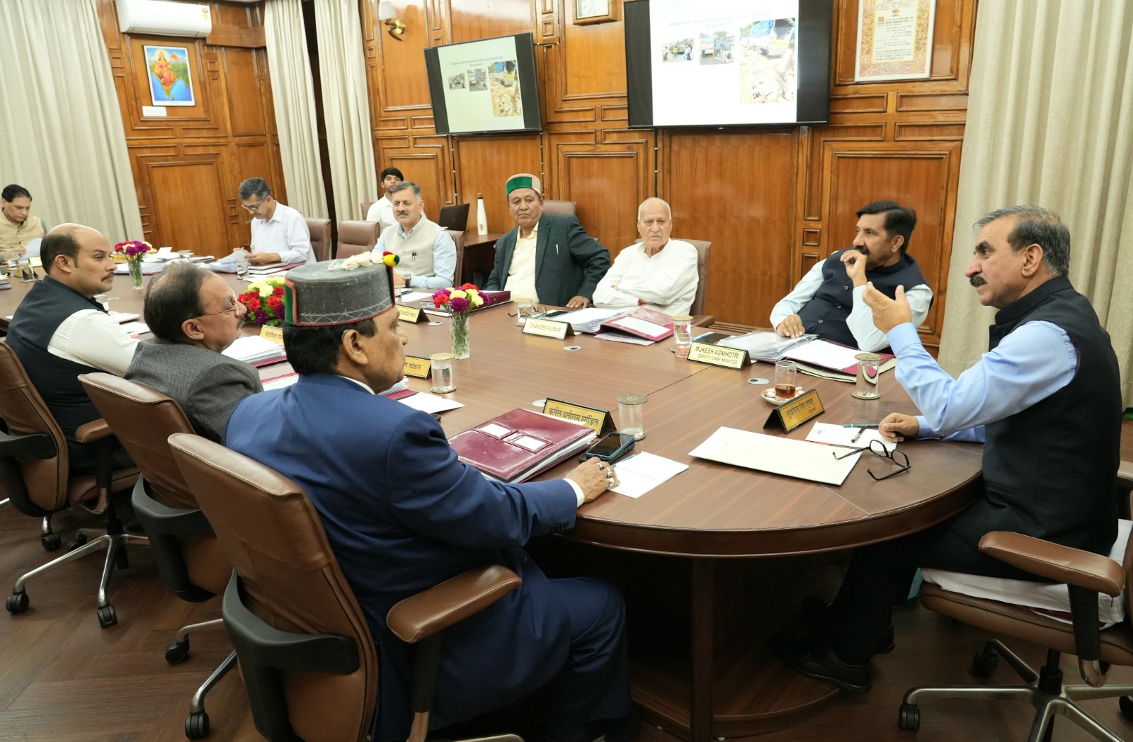 हिमाचल प्रदेश मंत्रिमंडल के निर्णय