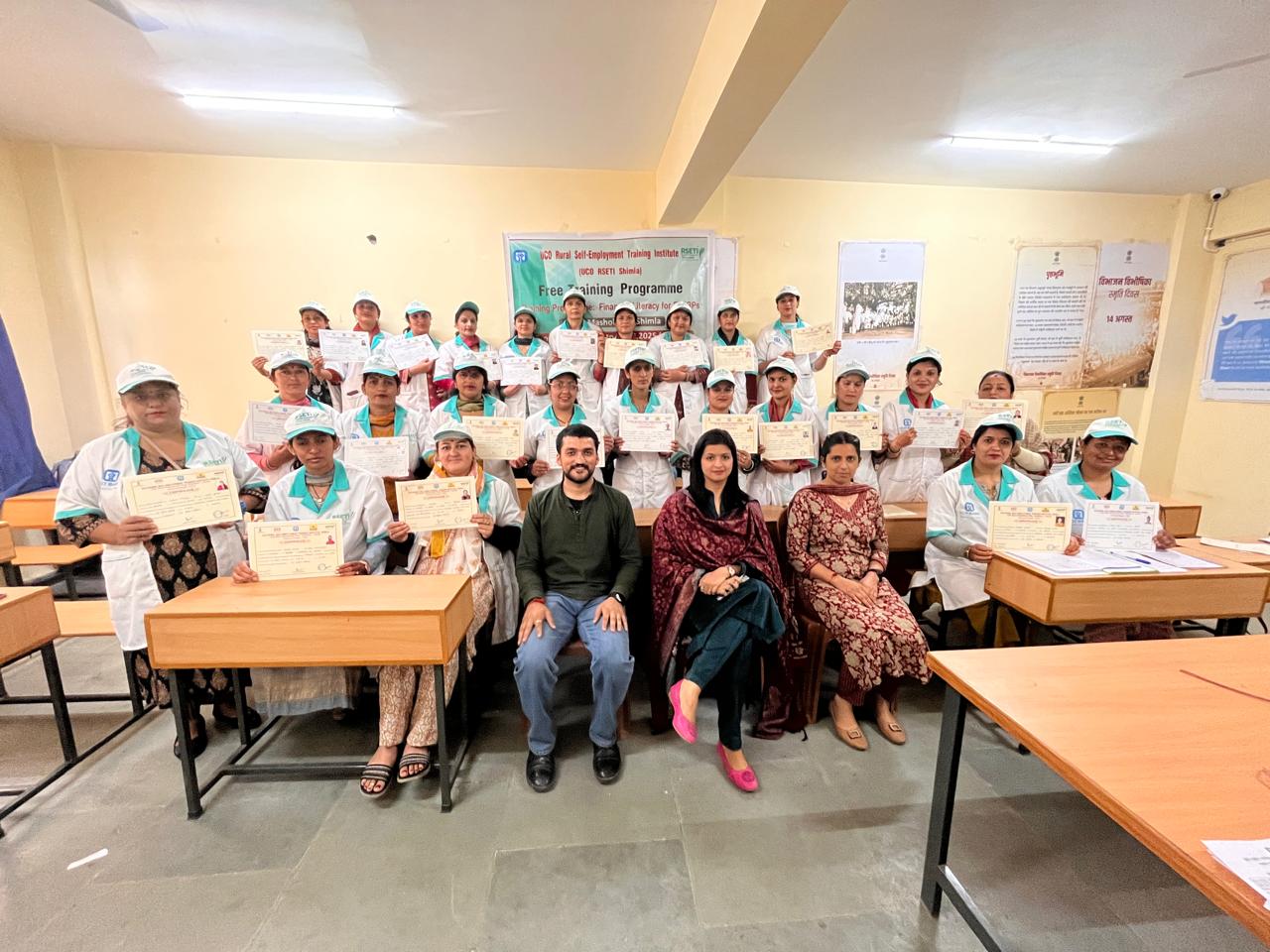 यूको आरसेटी शिमला द्वारा चलाए गए 6 दिवसीय….