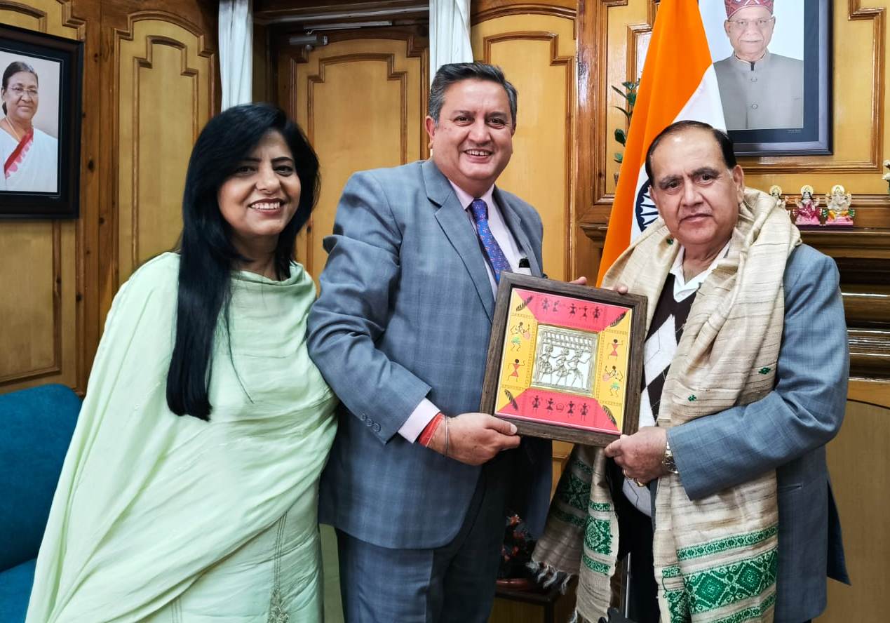 झारखण्ड उच्च न्यायालय के मुख्य न्यायाधीश जस्टिस तरलोक सिंह चौहान ने विधान सभा अध्यक्ष से की शिष्टाचार भेंट।