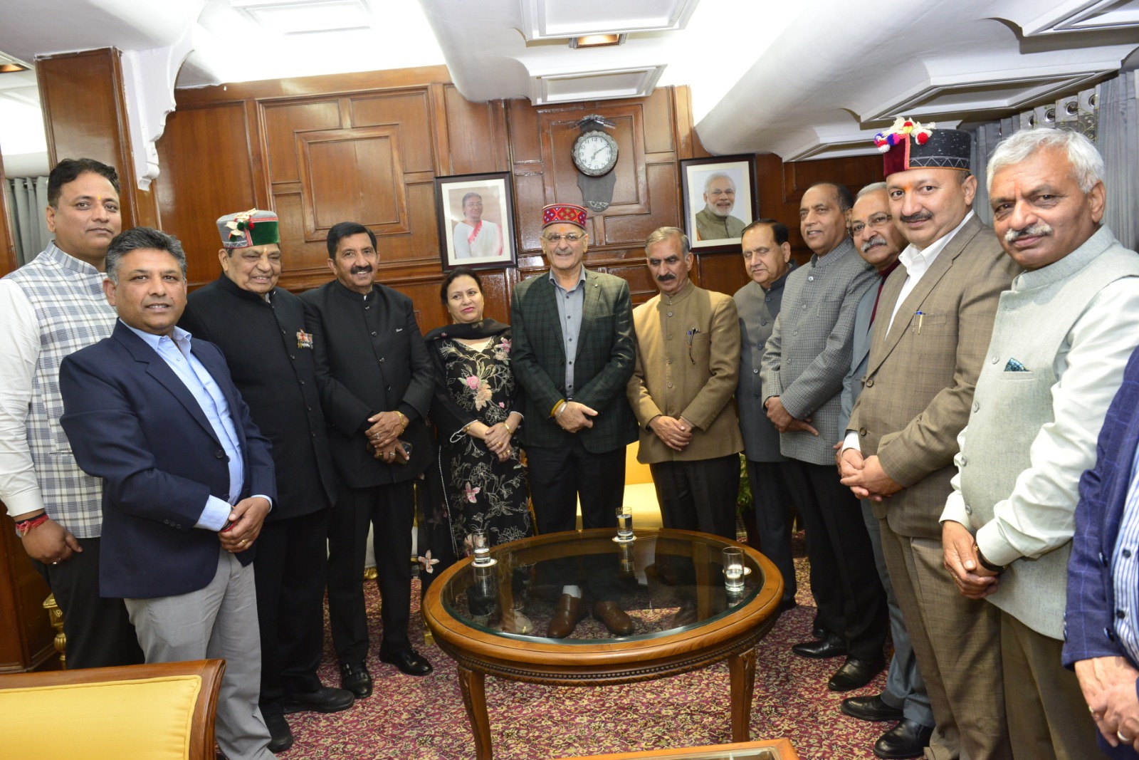 शिमला में राज्यपाल (नामित) कविन्द्र गुप्ता का गर्मजोशी से स्वागत